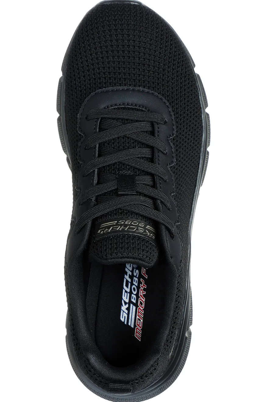 Scarpe nere vegan con Memory Foam Skechers BOBS B FLEX VISIONARY ESSENCE