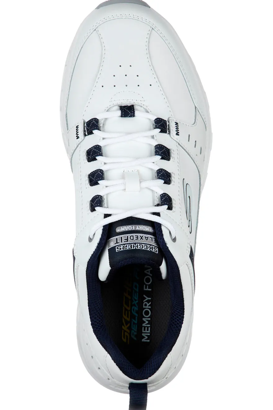 Scarpe outdoor bianco blu Memory Foam Skechers Oak Canyon Redwick