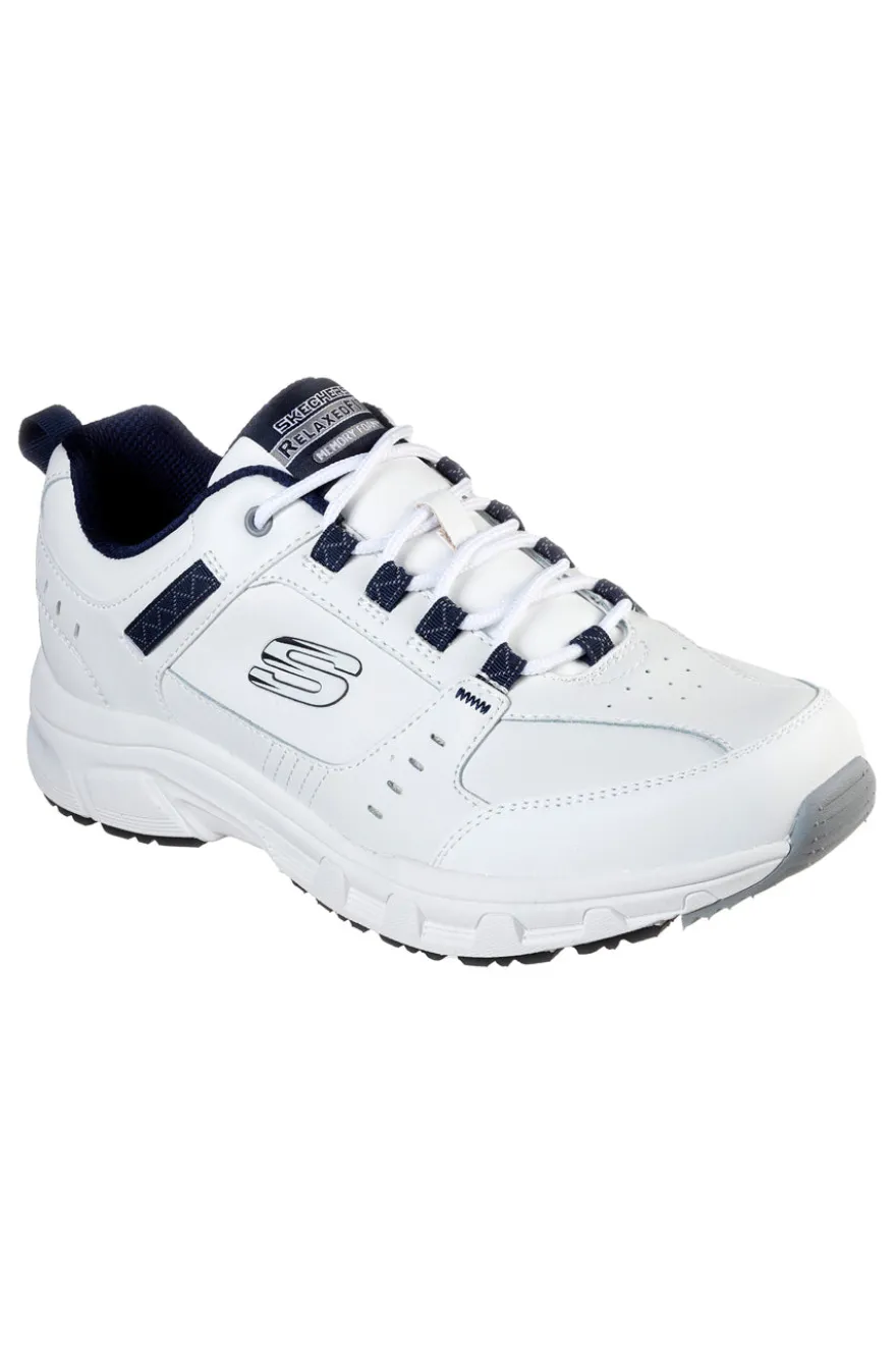 Scarpe outdoor bianco blu Memory Foam Skechers Oak Canyon Redwick