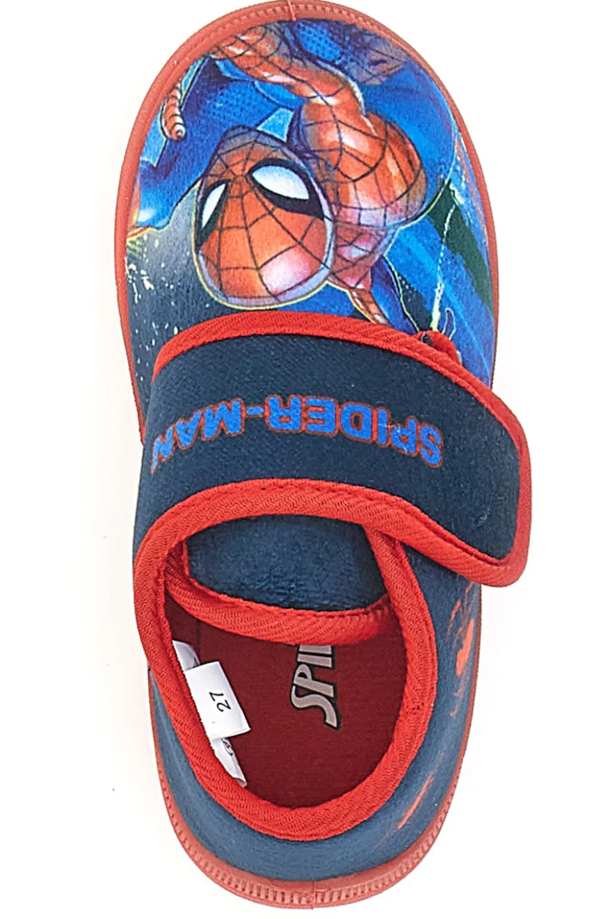 Scarpe Primi Passi Rossi e Blu Con Velcro SPIDERMAN 16SP4S13LB