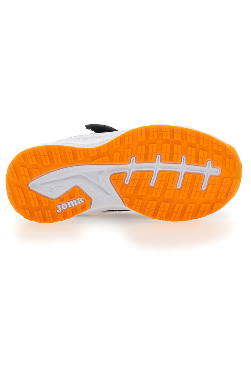 Scarpe running nere e arancioni Joma Victory Jr 2501