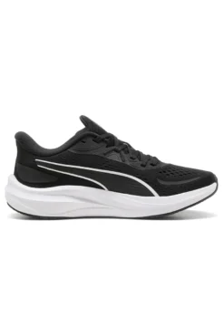 Scarpe running nere in mesh con dettagli rosa Puma Skyrocket Lite 2