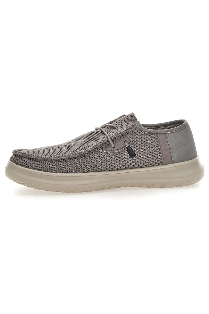 Scarpe slip on grigio in tessuto Route 66 RO51803