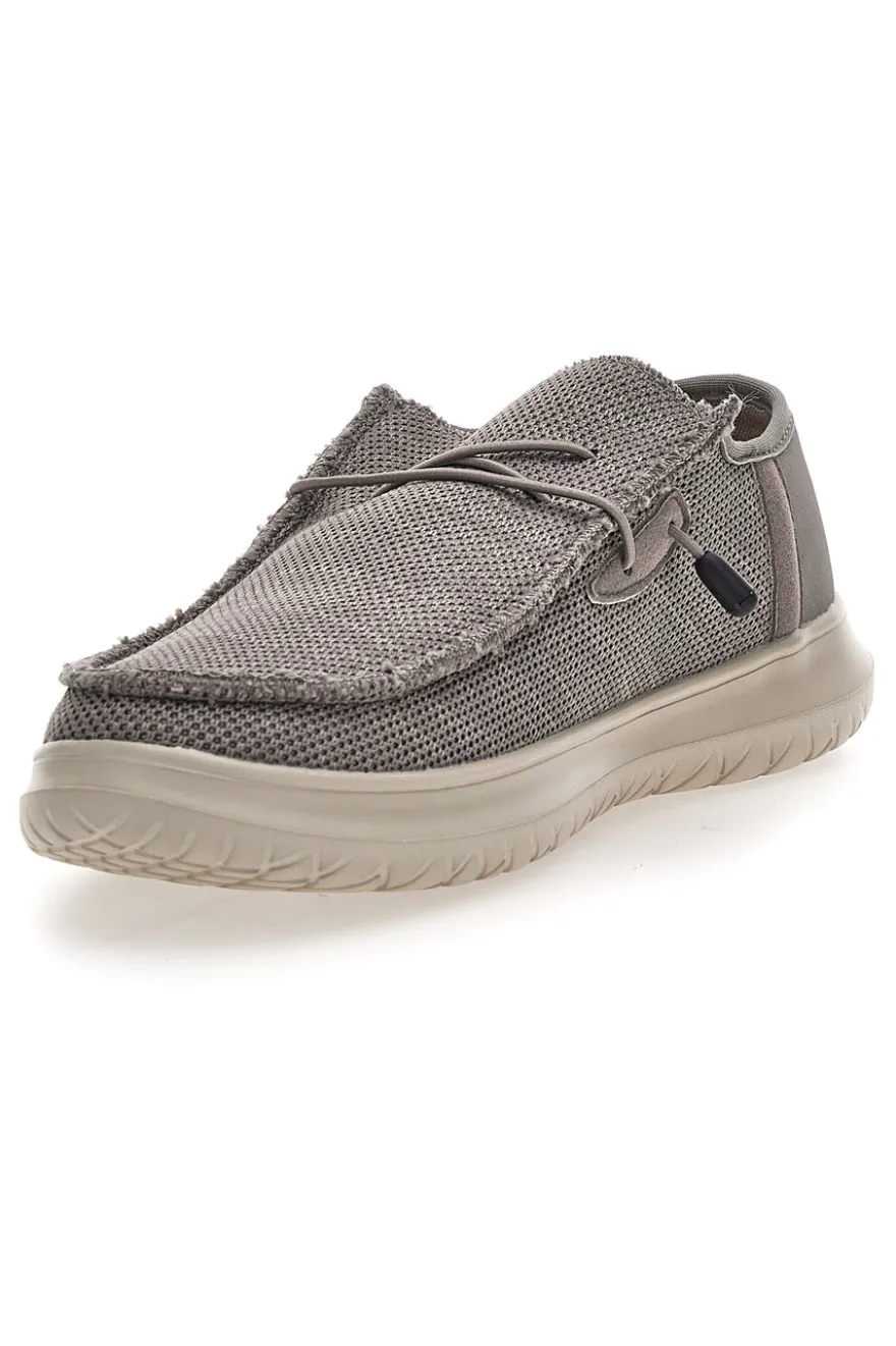 Scarpe slip on grigio in tessuto Route 66 RO51803