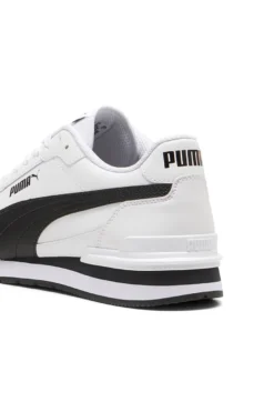 Scarpe sportive bianche in pelle con dettagli neri Puma ST Runner v4 L