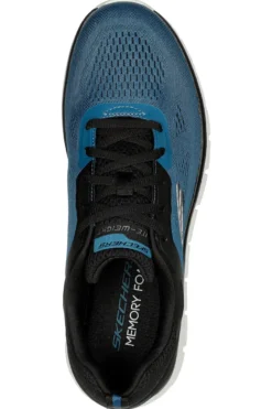 Scarpe sportive blu con memory foam Skechers Track Broader