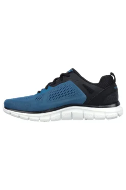 Scarpe sportive blu con memory foam Skechers Track Broader