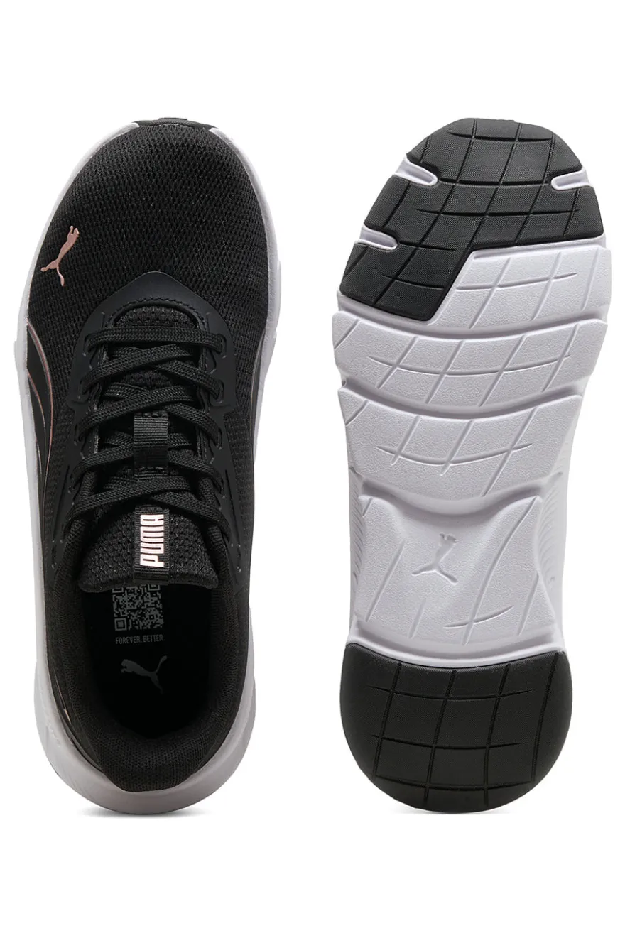 Scarpe sportive da donna nere e rosa con suola leggera Puma FlexFocus Lite Modern