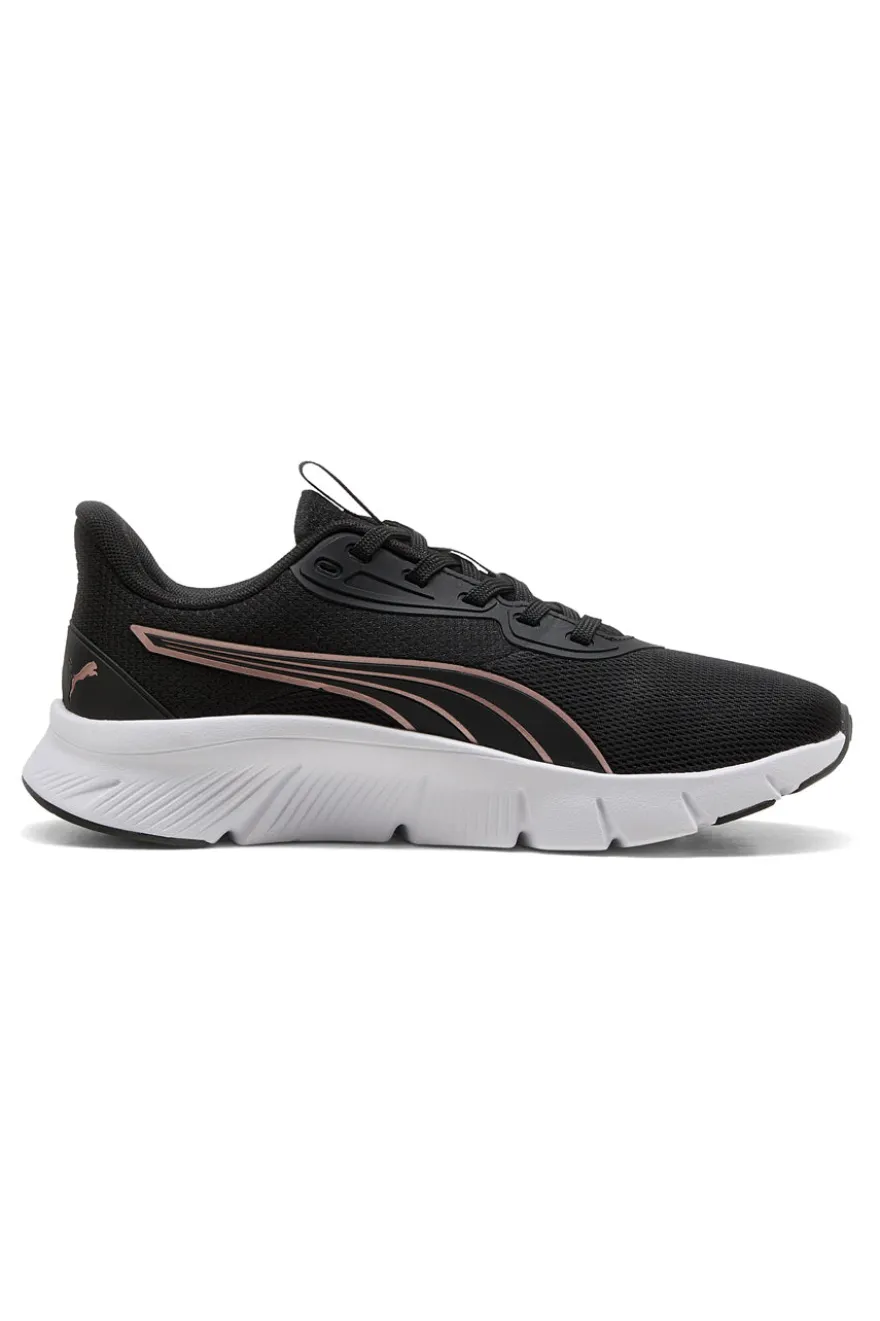 Scarpe sportive da donna nere e rosa con suola leggera Puma FlexFocus Lite Modern