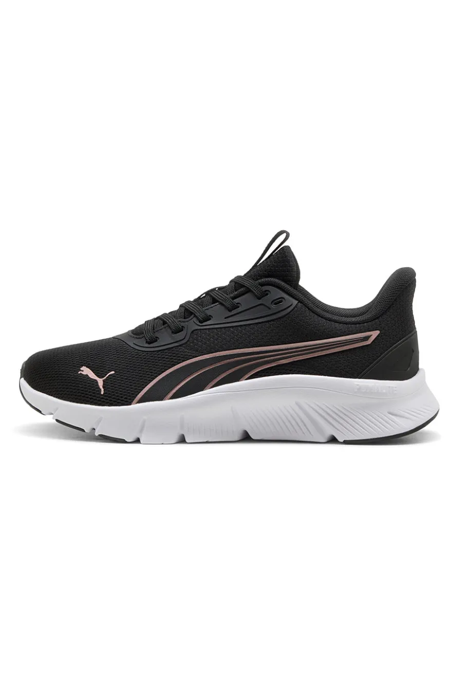 Scarpe sportive da donna nere e rosa con suola leggera Puma FlexFocus Lite Modern