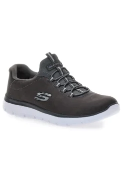 Scarpe sportive grigie slip-on leggere Skechers Summits Itz Bazik