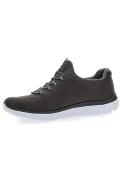 Scarpe sportive grigie slip-on leggere Skechers Summits Itz Bazik