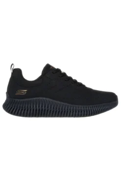 Scarpe sportive nere leggere con suola scolpita Skechers Bobs Geo How Marvelous