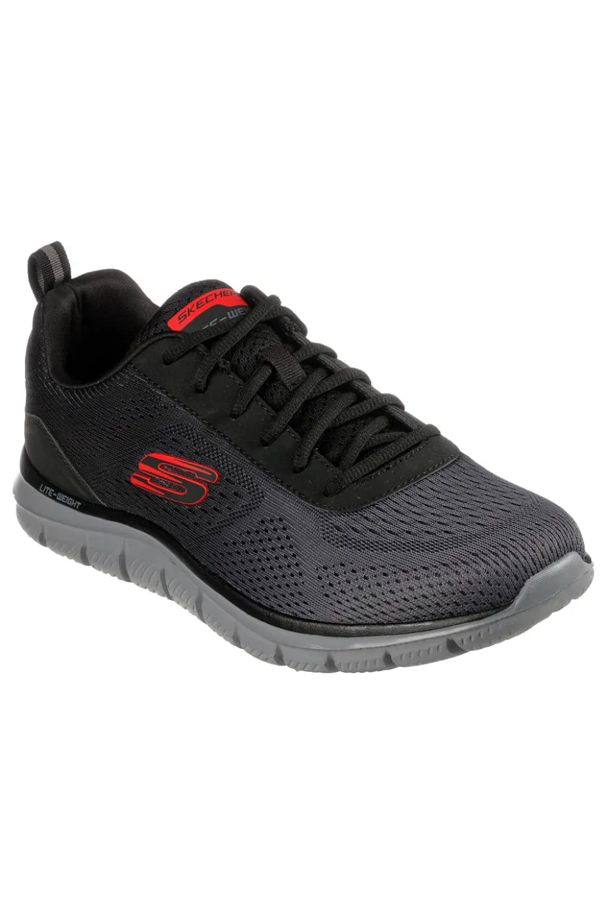 Scarpe sportive nere leggere con Memory Foam Skechers Track Ripkent