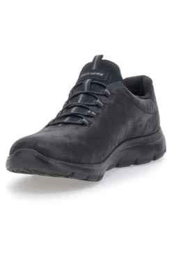 Scarpe sportive nere slip-on leggere Skechers Summits Itz Bazik