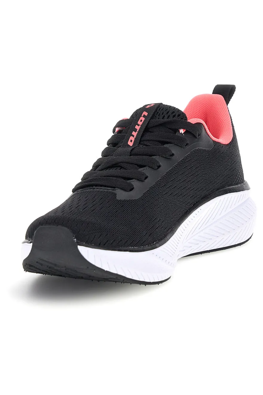 Scarpe sportive nero con inserti rosa traspiranti Lotto Speedride 900 II W