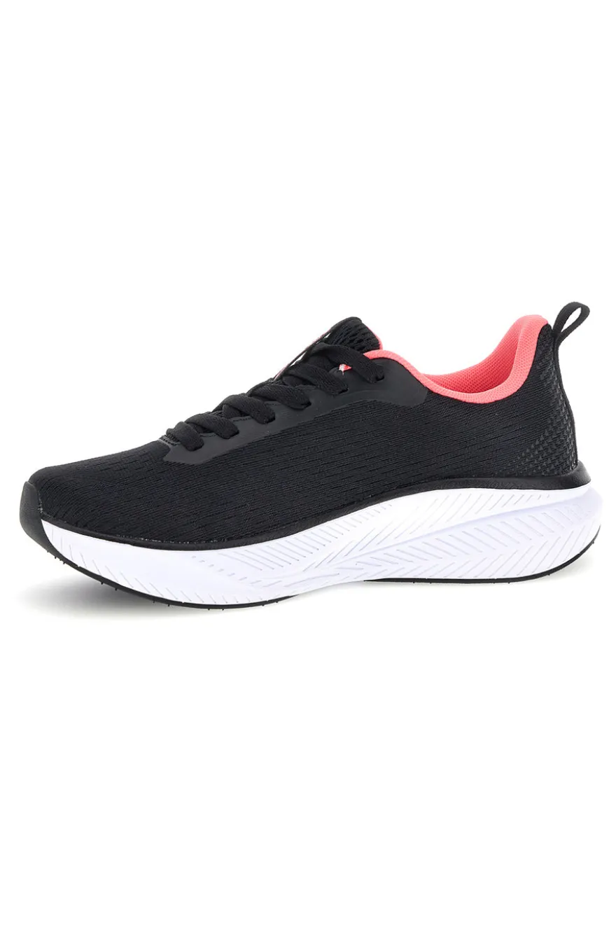 Scarpe sportive nero con inserti rosa traspiranti Lotto Speedride 900 II W