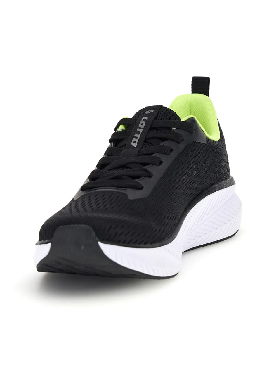 Scarpe sportive nero verde traspirante memory foam Lotto Speedride 900 II