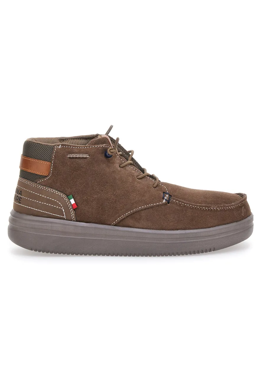 Scarpe Stringate Alte Marroni Marina Militare 1706