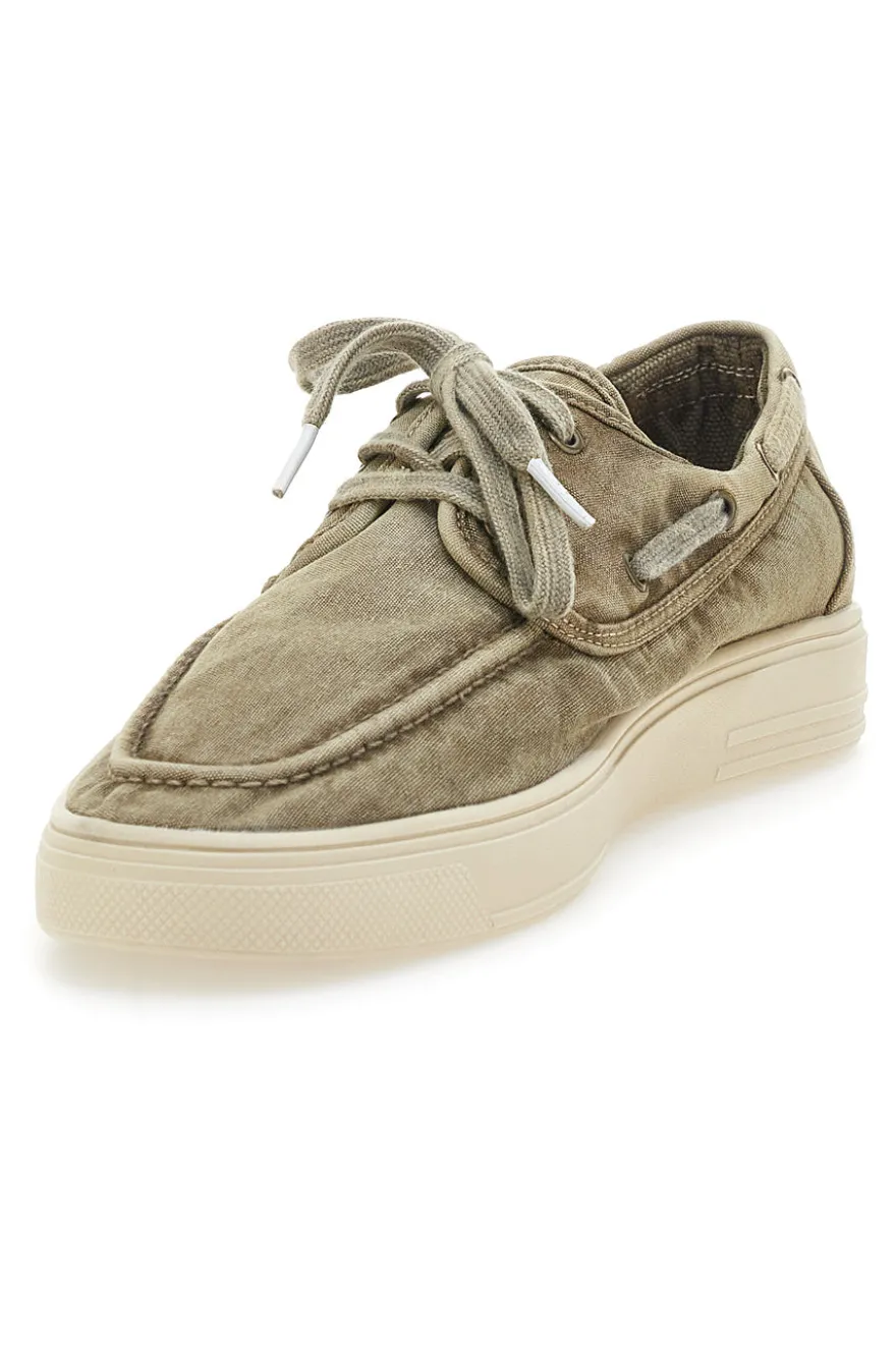 Scarpe Stringate Beige con Tomaia in Tela WRANGLER 20251033