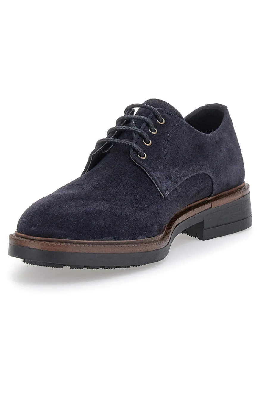 Scarpe stringate Blue in pelle scamosciata Pittarello class 600