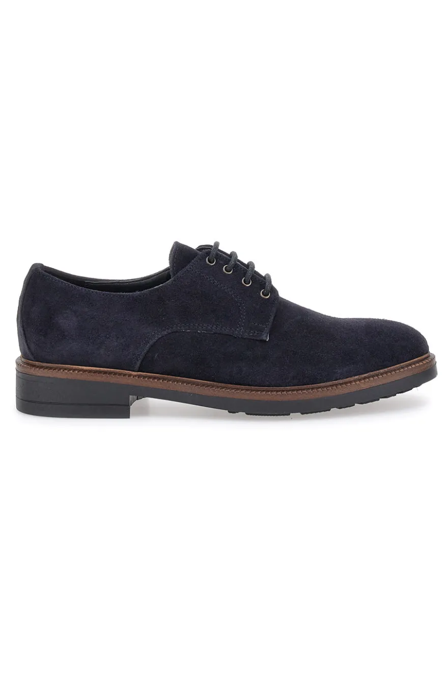 Scarpe stringate Blue in pelle scamosciata Pittarello class 600