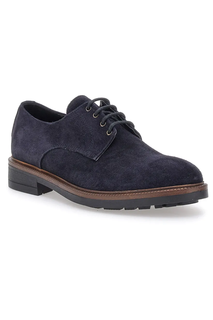 Scarpe stringate Blue in pelle scamosciata Pittarello class 600