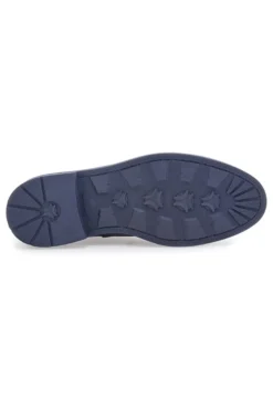 Scarpe Stringate Blu In Pelle Longford 606
