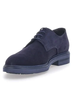 Scarpe Stringate Blu In Pelle Longford 606