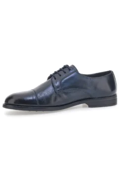 Scarpe Stringate Blu In Vera Pelle Pittarello Class 17