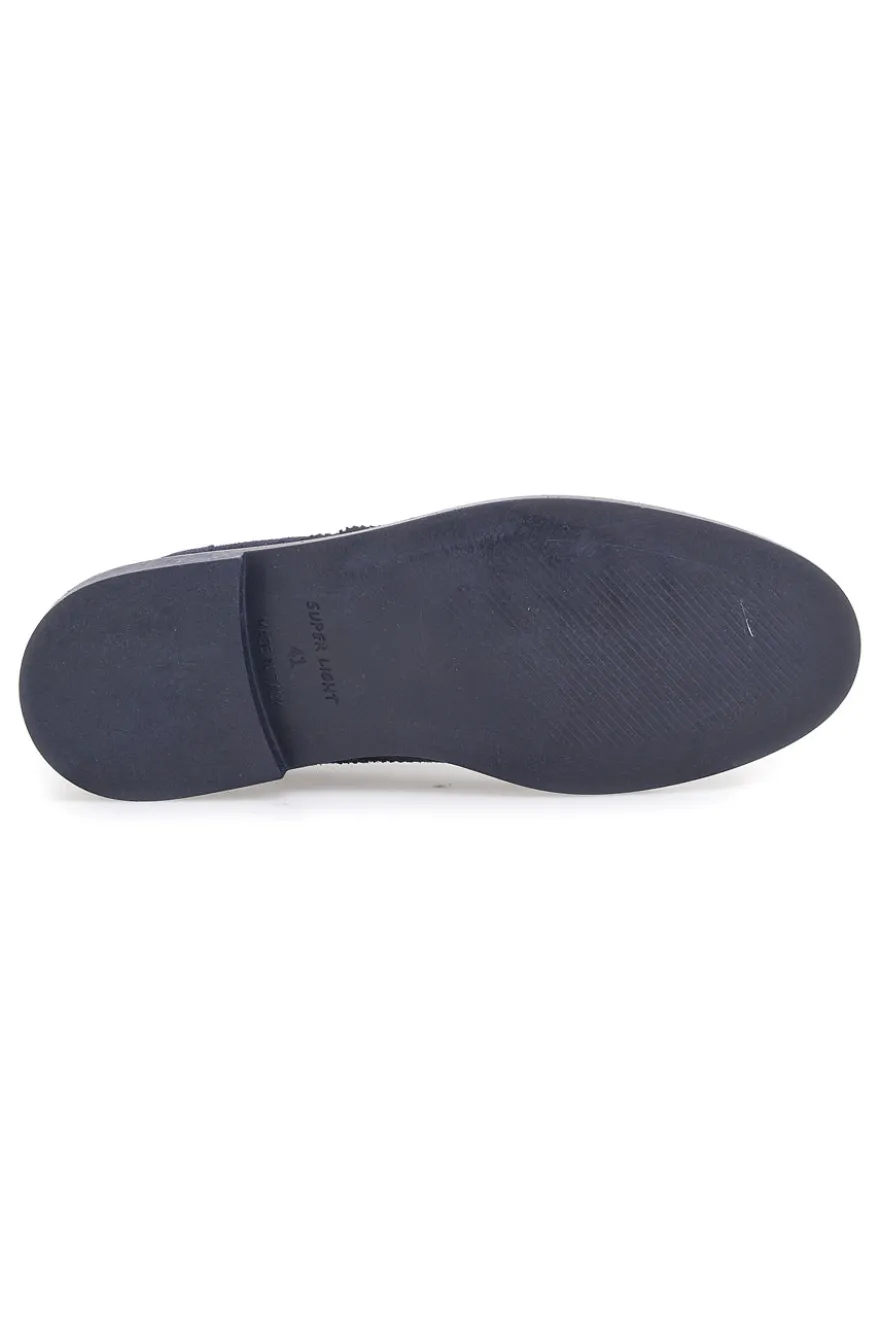Scarpe Stringate Blu In vera Pelle Scamosciata Pittarello 1112