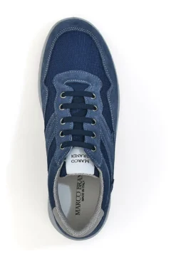 Scarpe stringate blu soft back sole energy Marco brandi 308