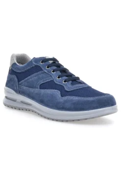 Scarpe stringate blu soft back sole energy Marco brandi 308