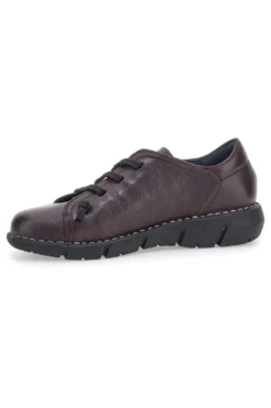Scarpe stringate bordeaux in pelle con suola comfort Pittarello Tierra 11613