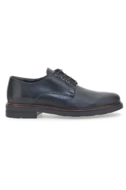 Scarpe Stringate Claremorris 220 Nero Vera Pelle