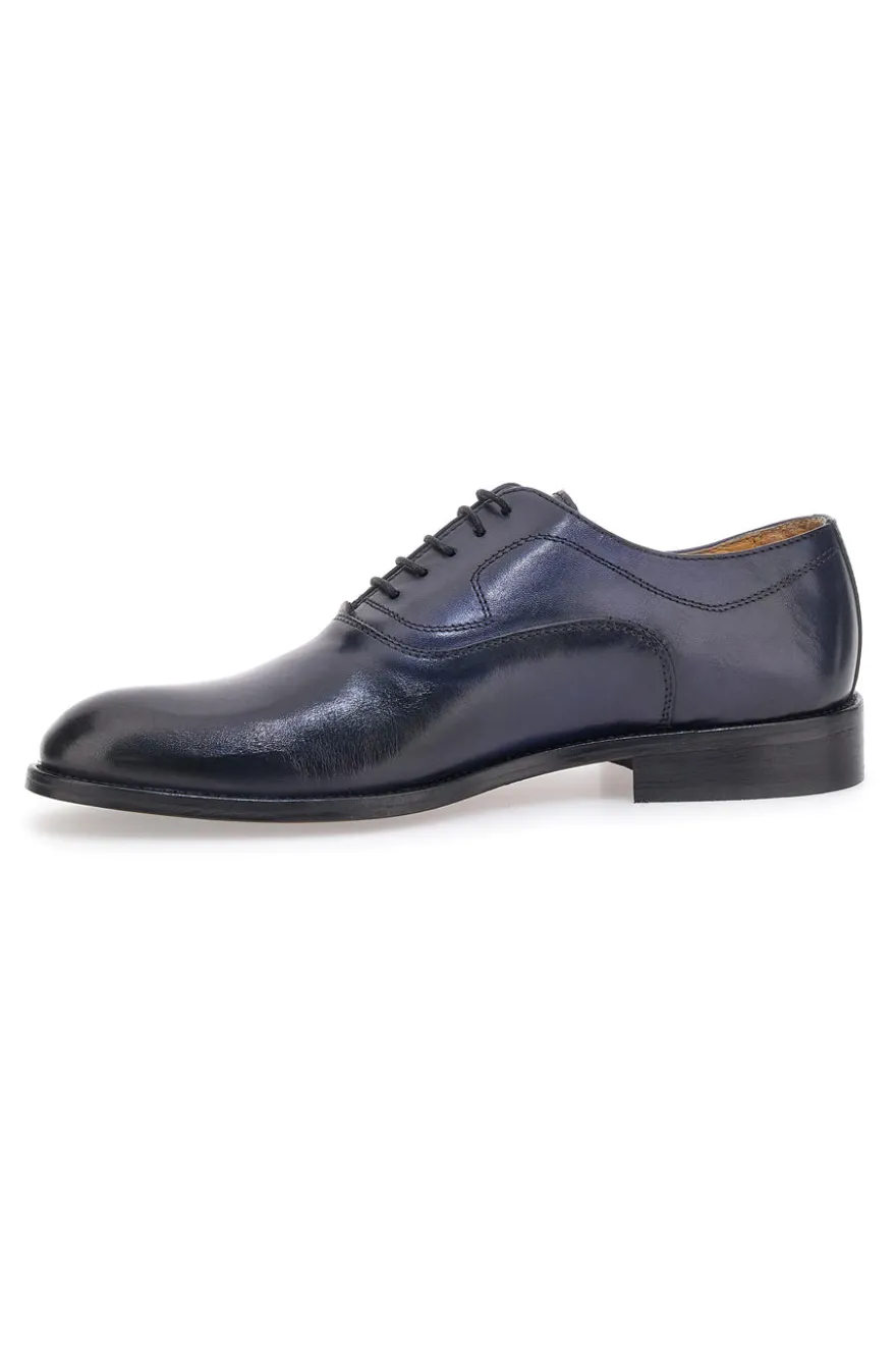 Scarpe Stringate Eleganti Blu Pittarello Plus 81