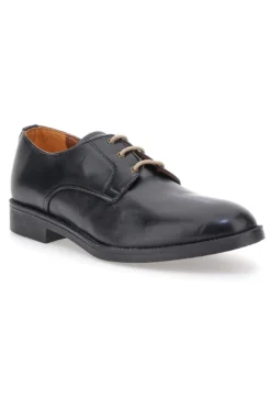 Scarpe Stringate in Pelle Nera Pittarello 0728