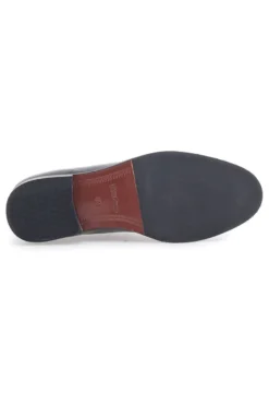 Scarpe Stringate in Vera Pelle Nera Max Dillan 569