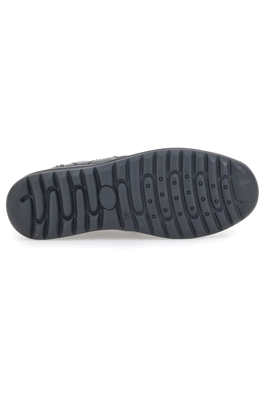 Scarpe Stringate Longford 460 Nere Vera Pelle