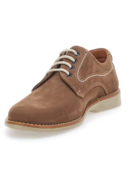 Scarpe Stringate Marroni In Nabuk Made In Italy Jerpoint 1