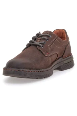 Scarpe stringate marroni in pelle Pittarello eco 252900002