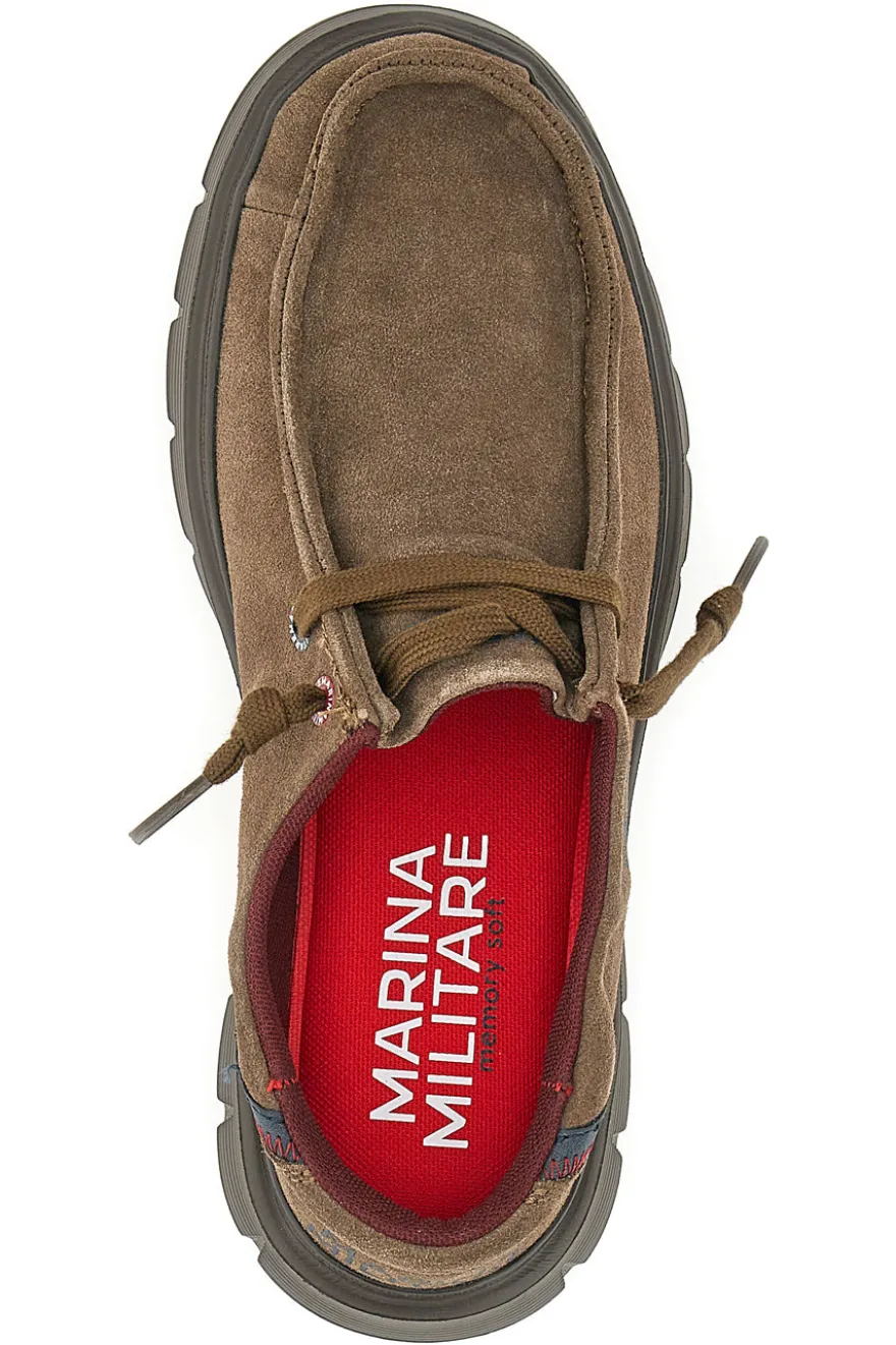Scarpe Stringate Marroni Marina Militare 1717