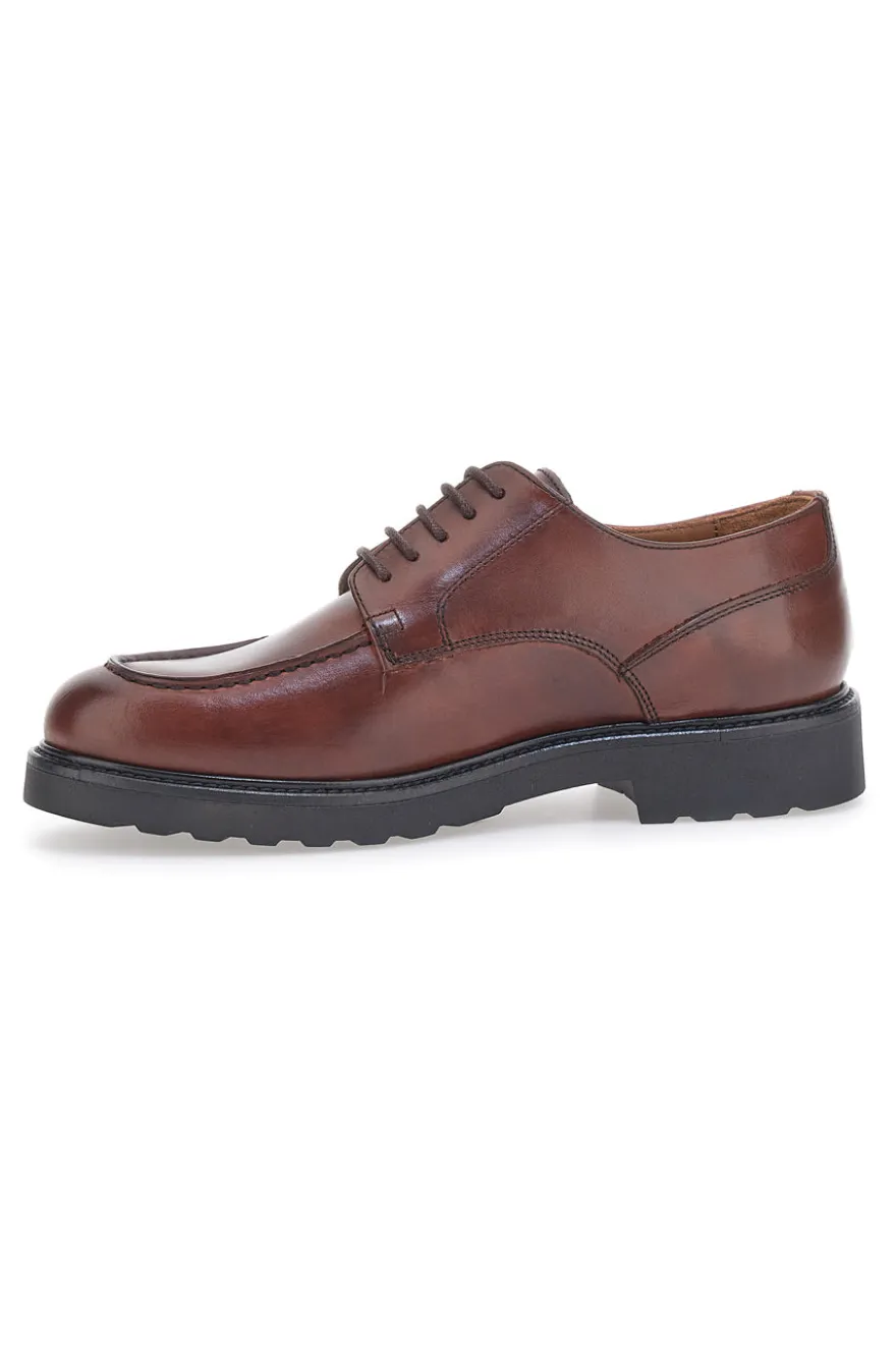 Scarpe Stringate Marroni Pittarello Plus 12056