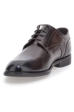 Scarpe stringate marroni vera pelle Pittarello class 300