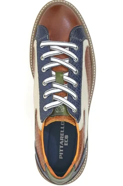 Scarpe Stringate multicolore con inserti stampa intreccio Pittarello Eco 26122858