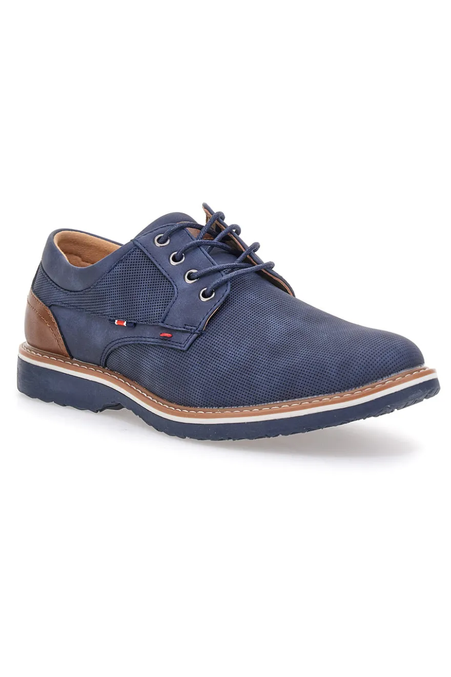 Scarpe stringate navy dettagli a contrasto Longford 5Y03710