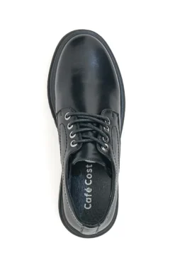 Scarpe Stringate Nere Cafe' Cost 210265