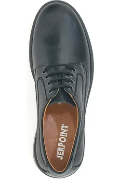 Scarpe Stringate Nere In Nabuk Made In Italy Jerpoint 1