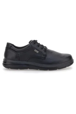 Scarpe stringate nere in pelle Imac 85130826790011