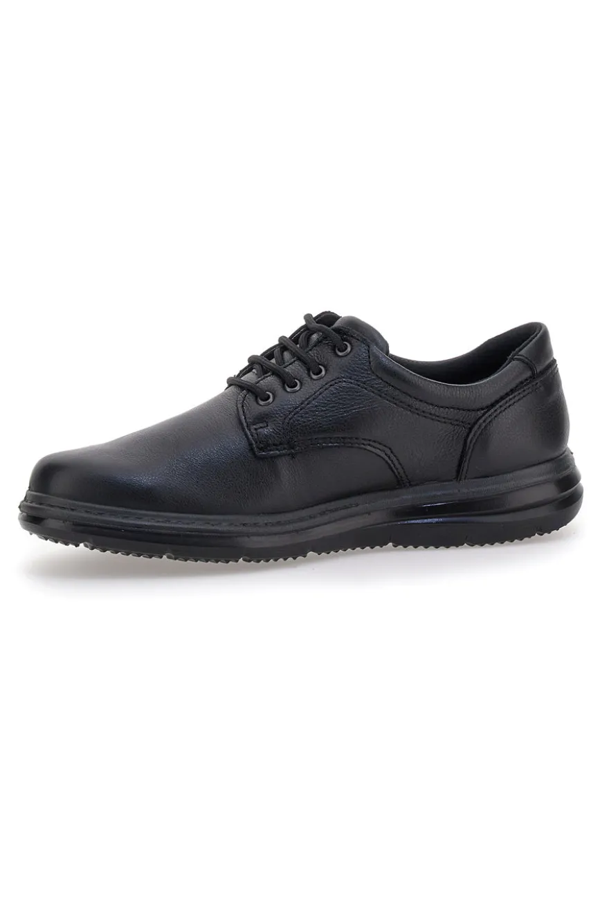 Scarpe stringate nere in pelle Imac 85130826790011